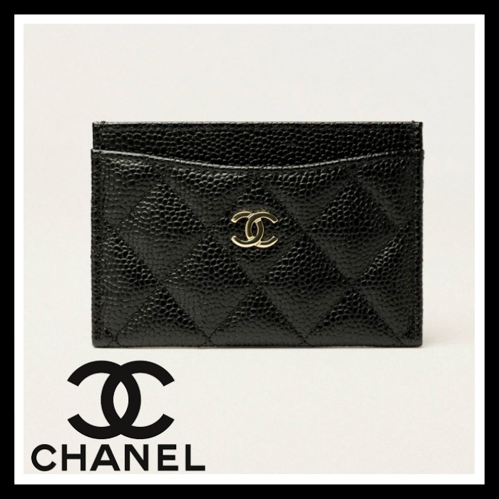 【24-25新作♪】CHANEL クラシック カードケース キャビアスキン