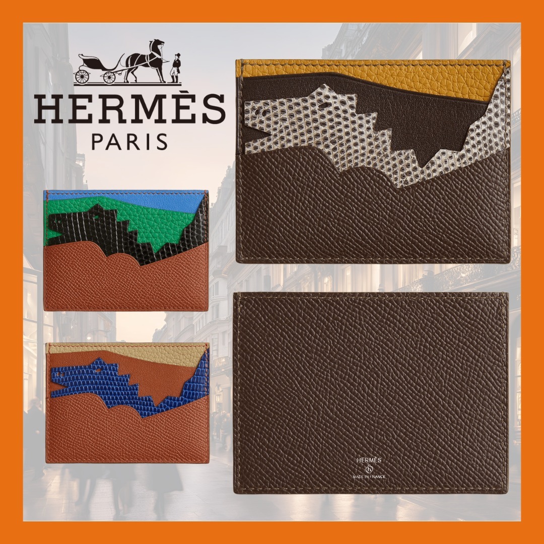 【サプライズで届く・ギフト♪】HERMES カードケース《自然史》