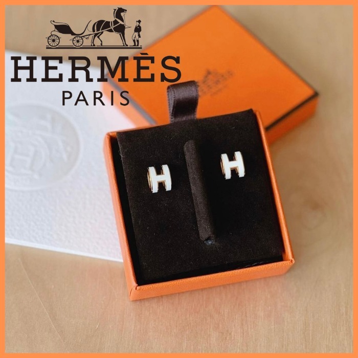 【直営店/人気】HERMES Mini Pop H/ピアスミニポップ H ピアス