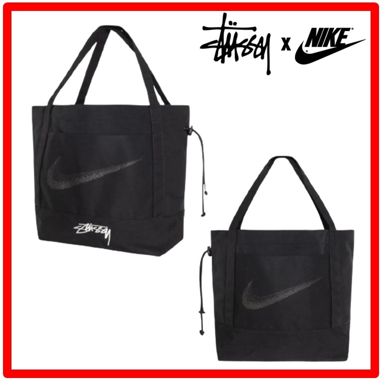 ★韓国の人気★【Nike x Stussy】★Tote Bag Light Blac.k★