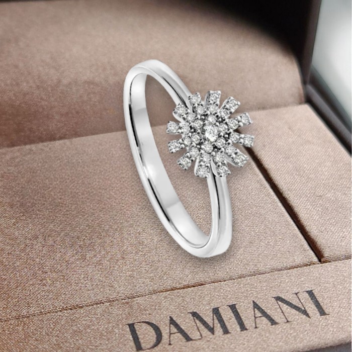 DAMIANI ダミアーニ MARGHERITA ダイヤモンド リング 8mm