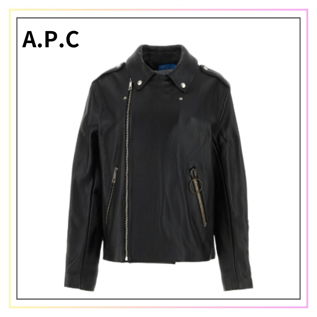 関税、送料込み A.P.C JWアンダーソンコラボ レザージャケット