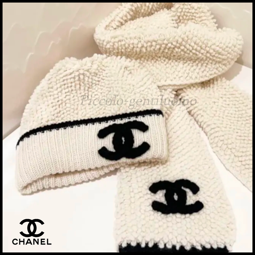 2025特集 CHANL】シャネル (CHANEL ココマーク ニット帽 ニット