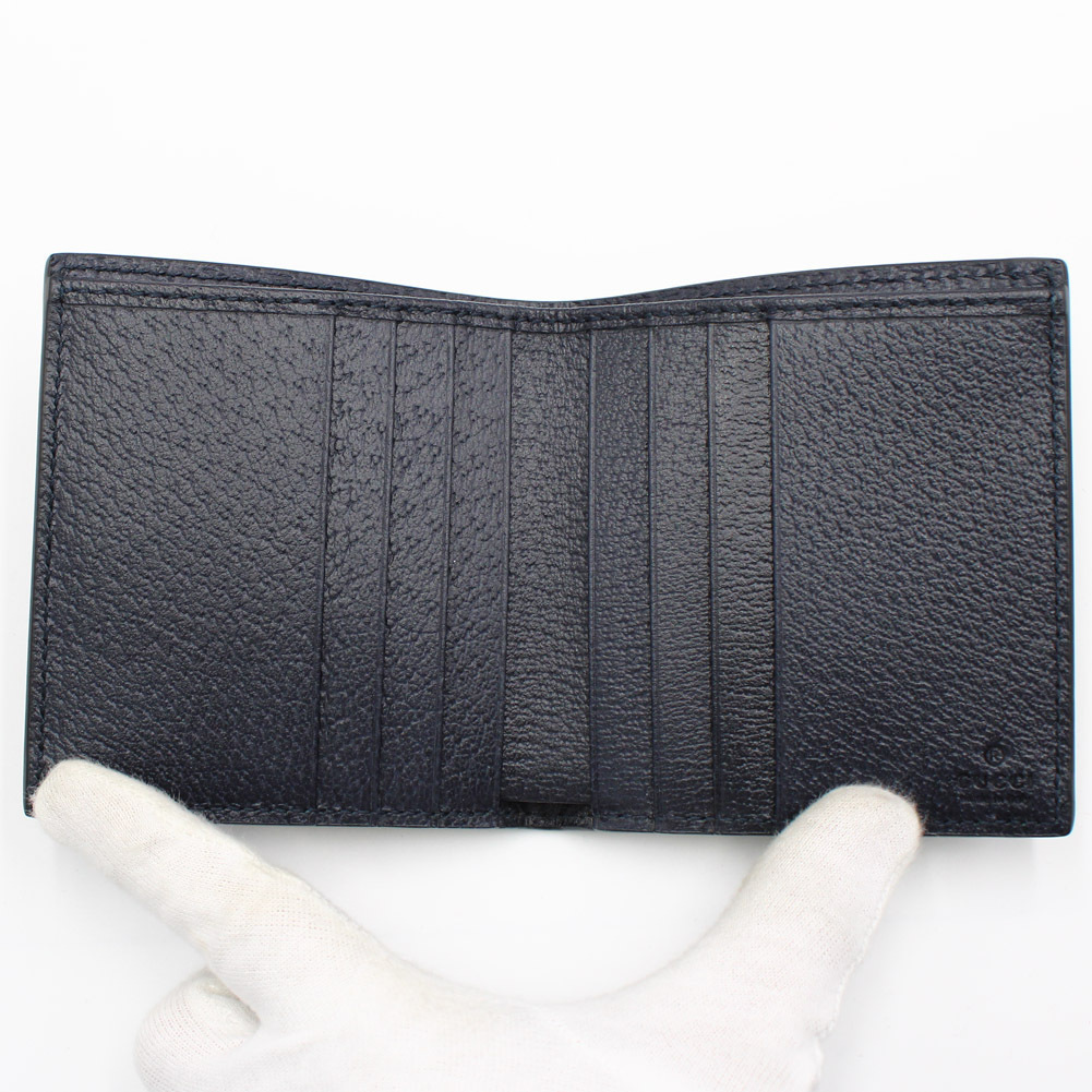 本物保証 GUCCI グッチ 財布 二つ折り ミニ GGスプリーム 732016 本物保証 GUCCI グッチ 財布 二つ折り ミニ GGスプリーム 732016