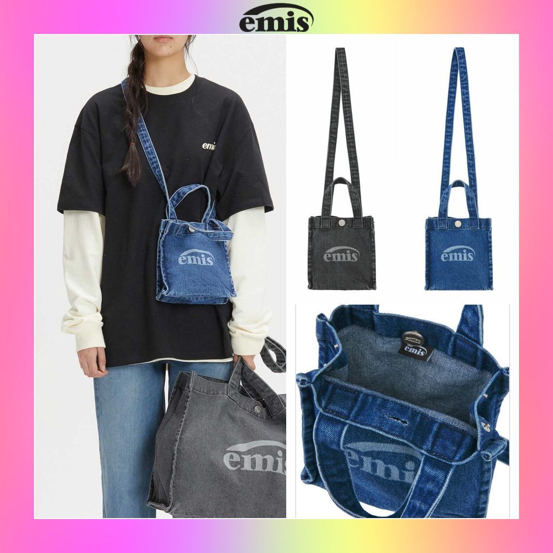 【emis】24FW新作★ DENIM MINI BAG