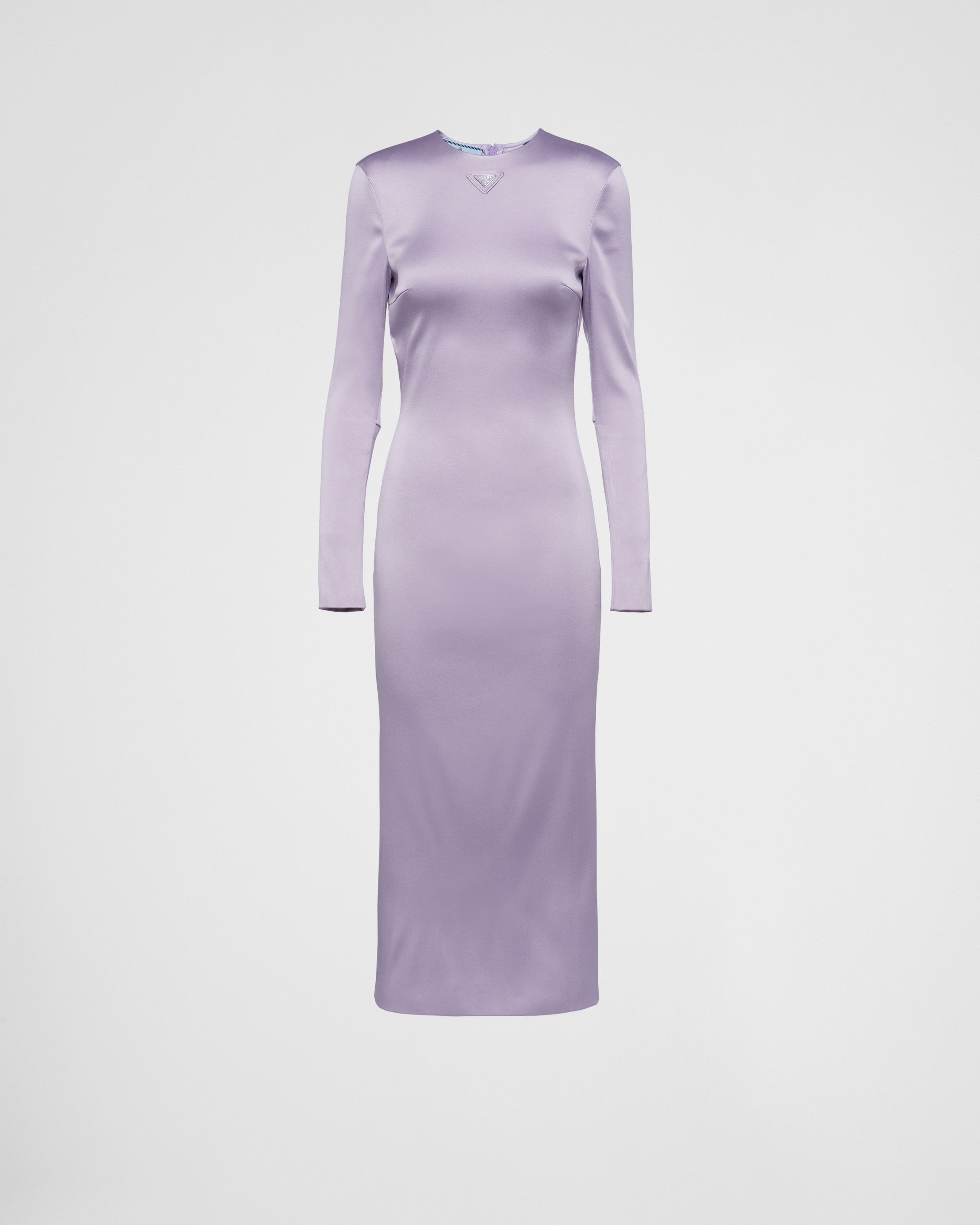 【プラダ・PRADA】Satin midi-dress
