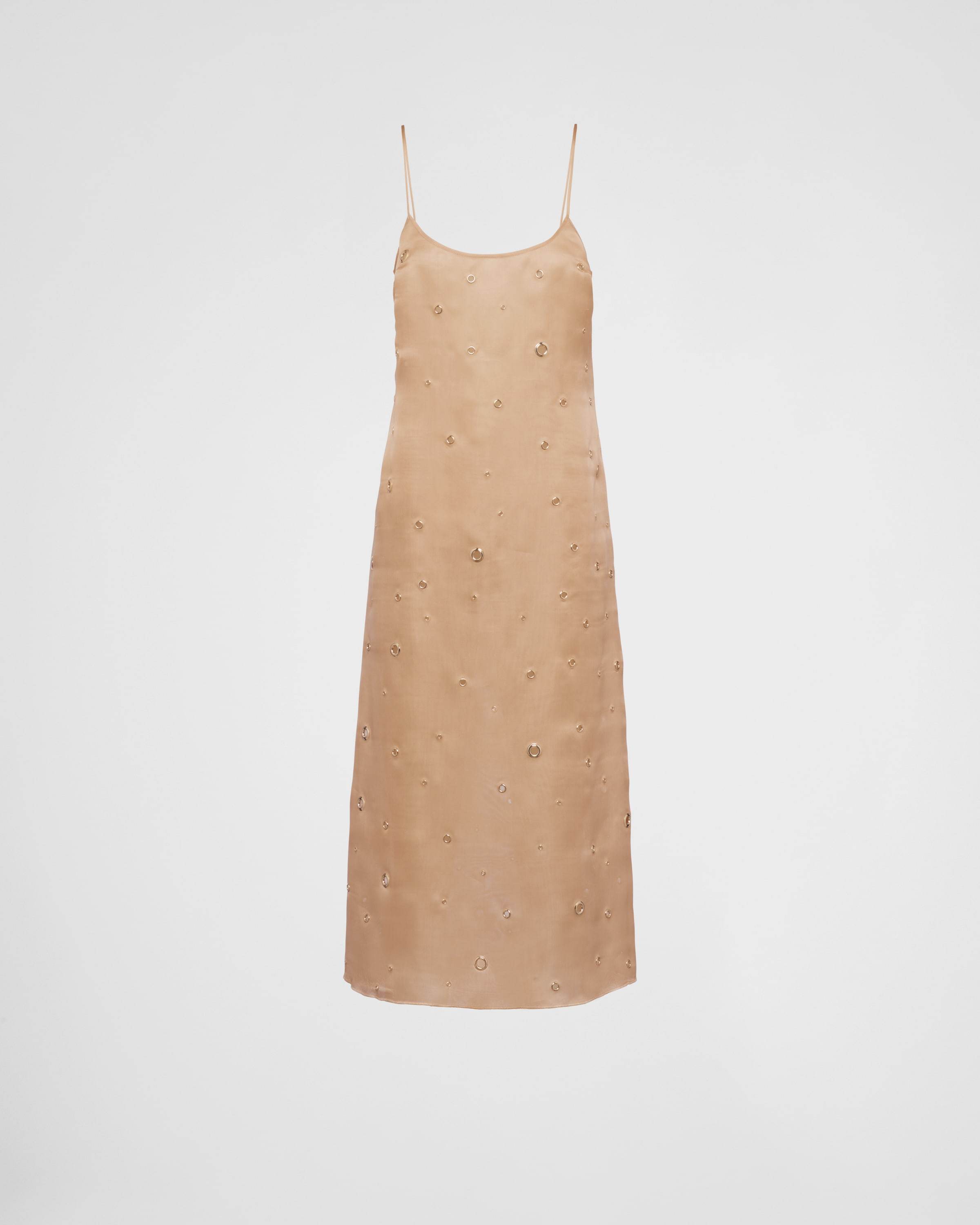 【プラダ・PRADA】Embroidered organza dress