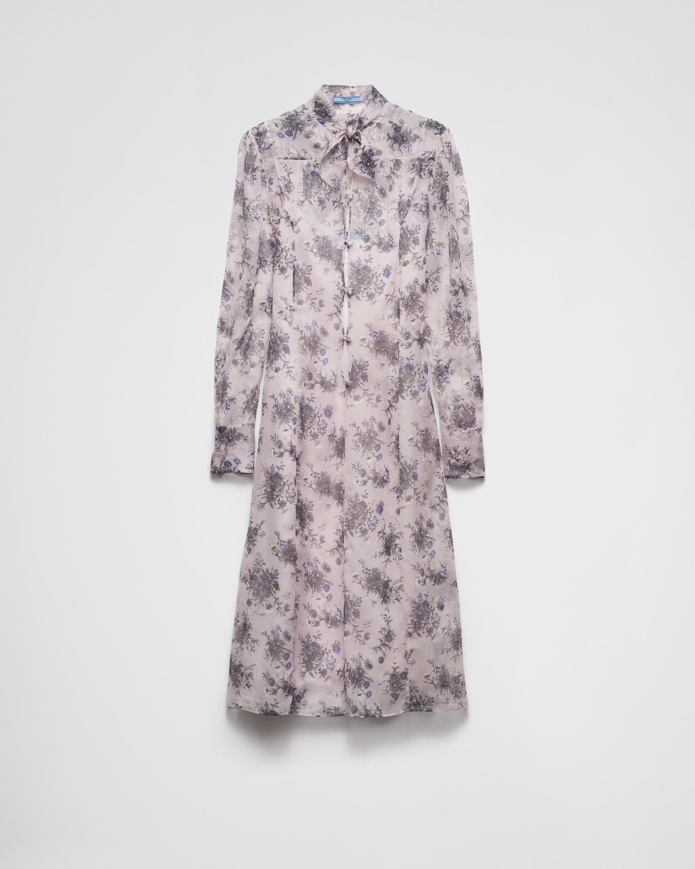 【プラダ・PRADA】Printed chiffon dress