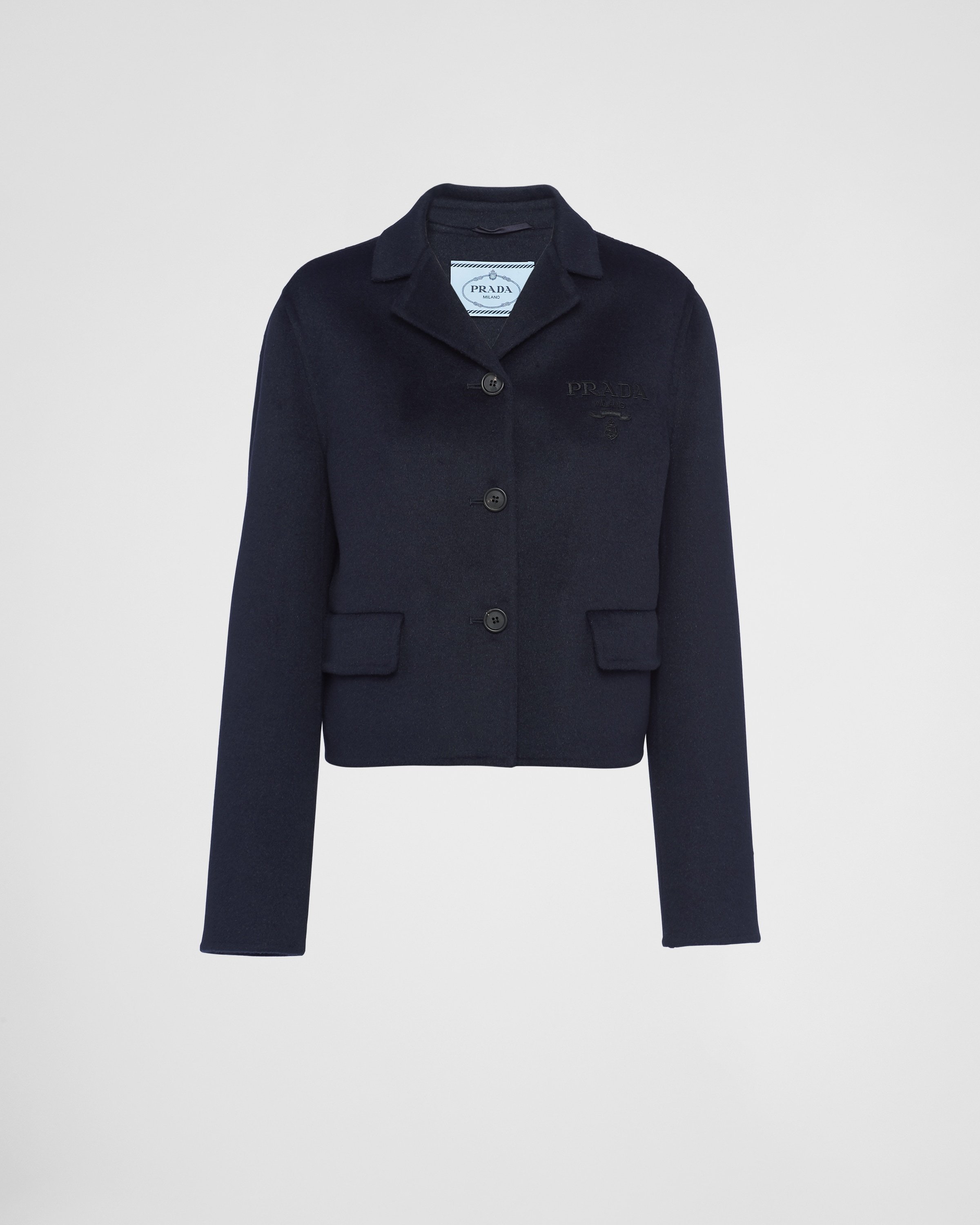 【プラダ・PRADA】Single-breasted cashgora jacket