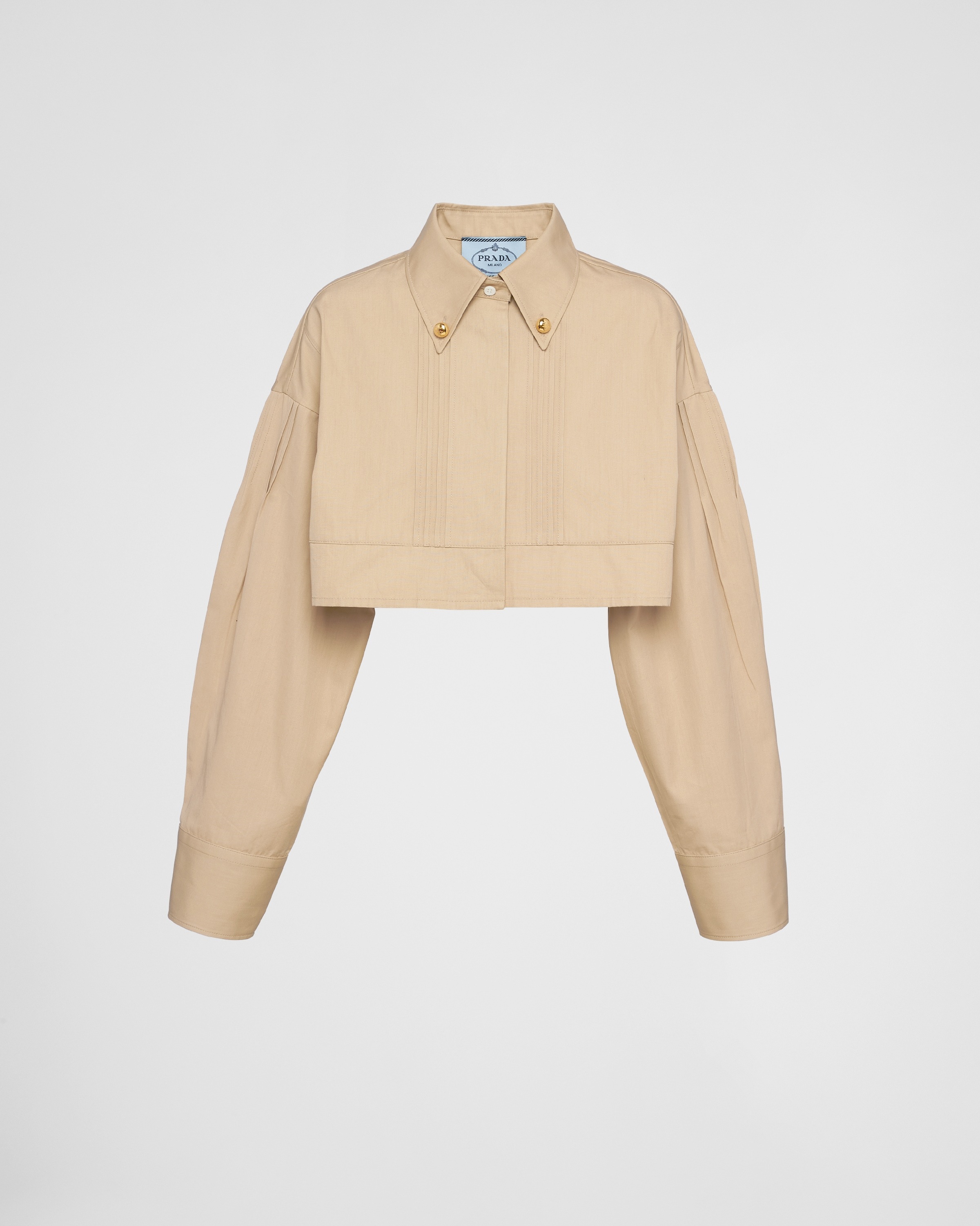 【プラダ・PRADA】Cropped poplin jacket