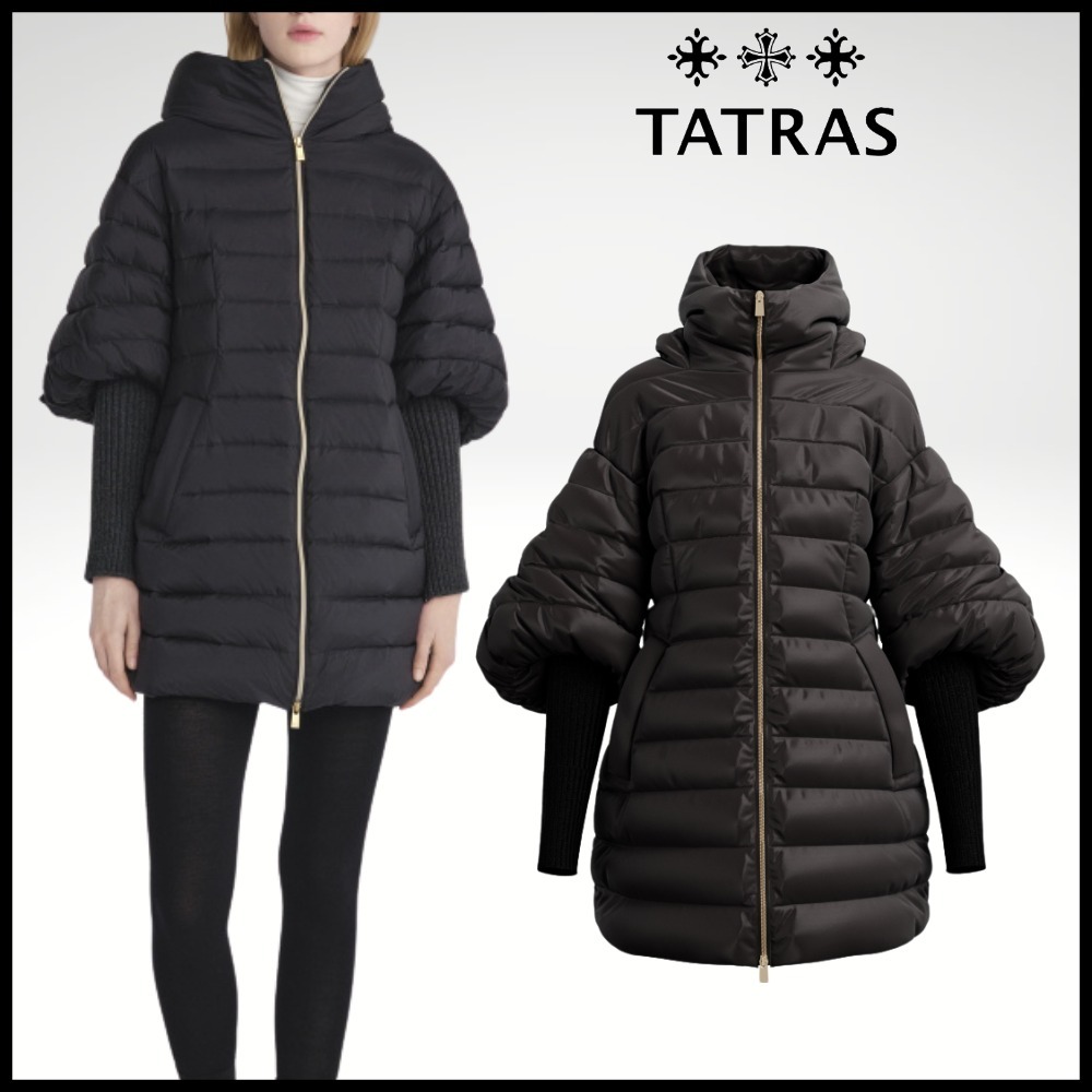 ◆関税込◆*TATRAS* FLULI ボリューム袖 ミドル丈ダウンコート
