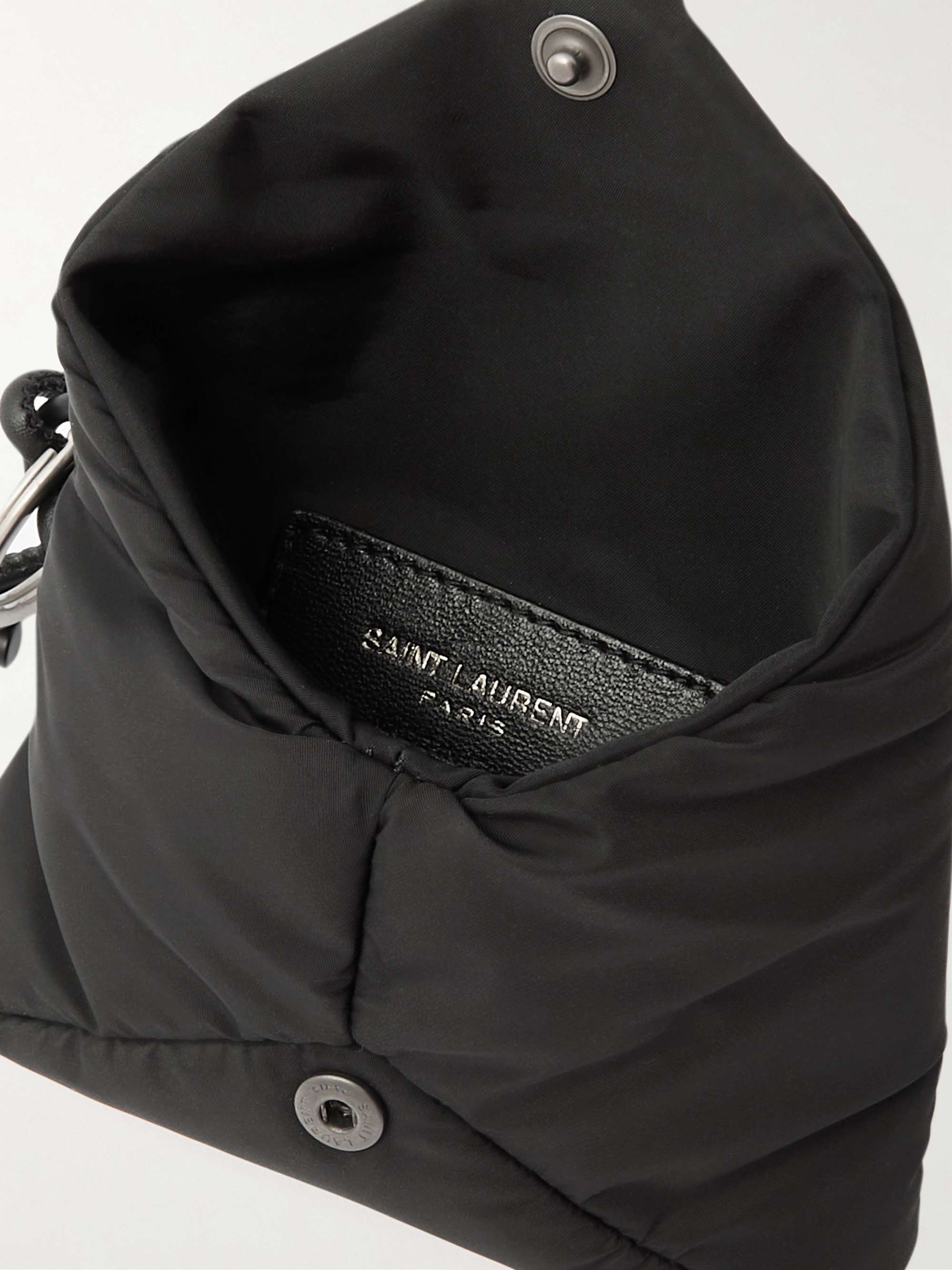 【SAINT LAURENT】Cassandre ナイロン キルティングポーチ SAINT LAURENT】Cassandre ナイロン キルティングポーチ (Saint