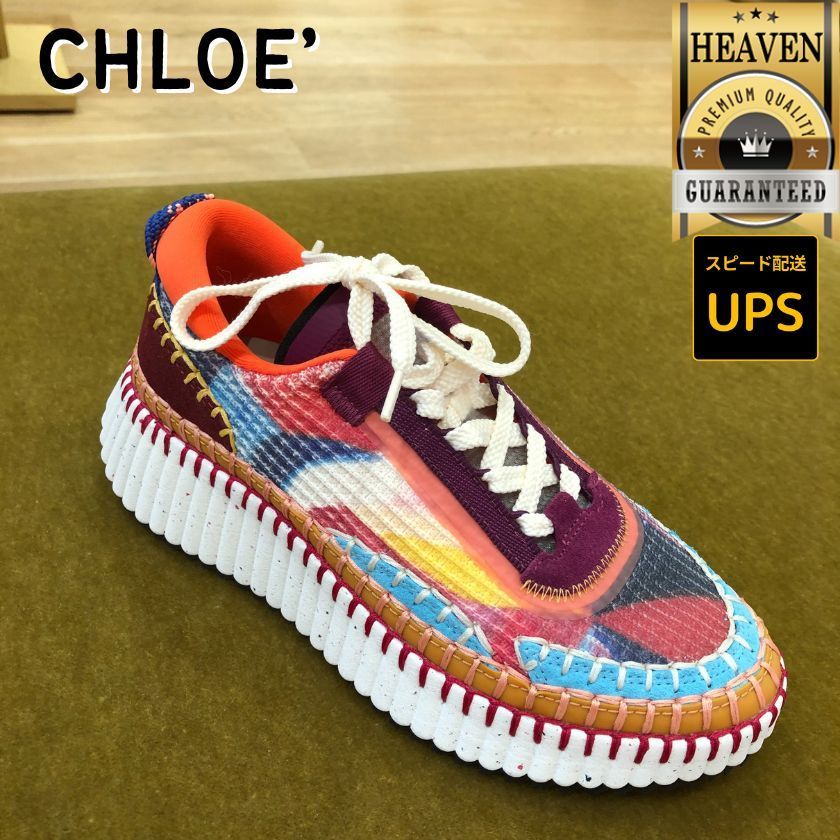 6万取引突破★UPS速達便！【CHLOE★クロエ】サンダル 国内即発】CHLOE アンクルストラップウェッジサンダル (Chloe