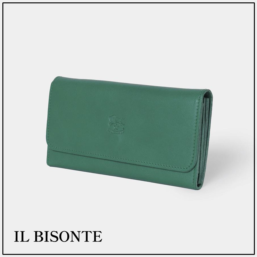 エレガントなお色【IL BISONTE】長財布