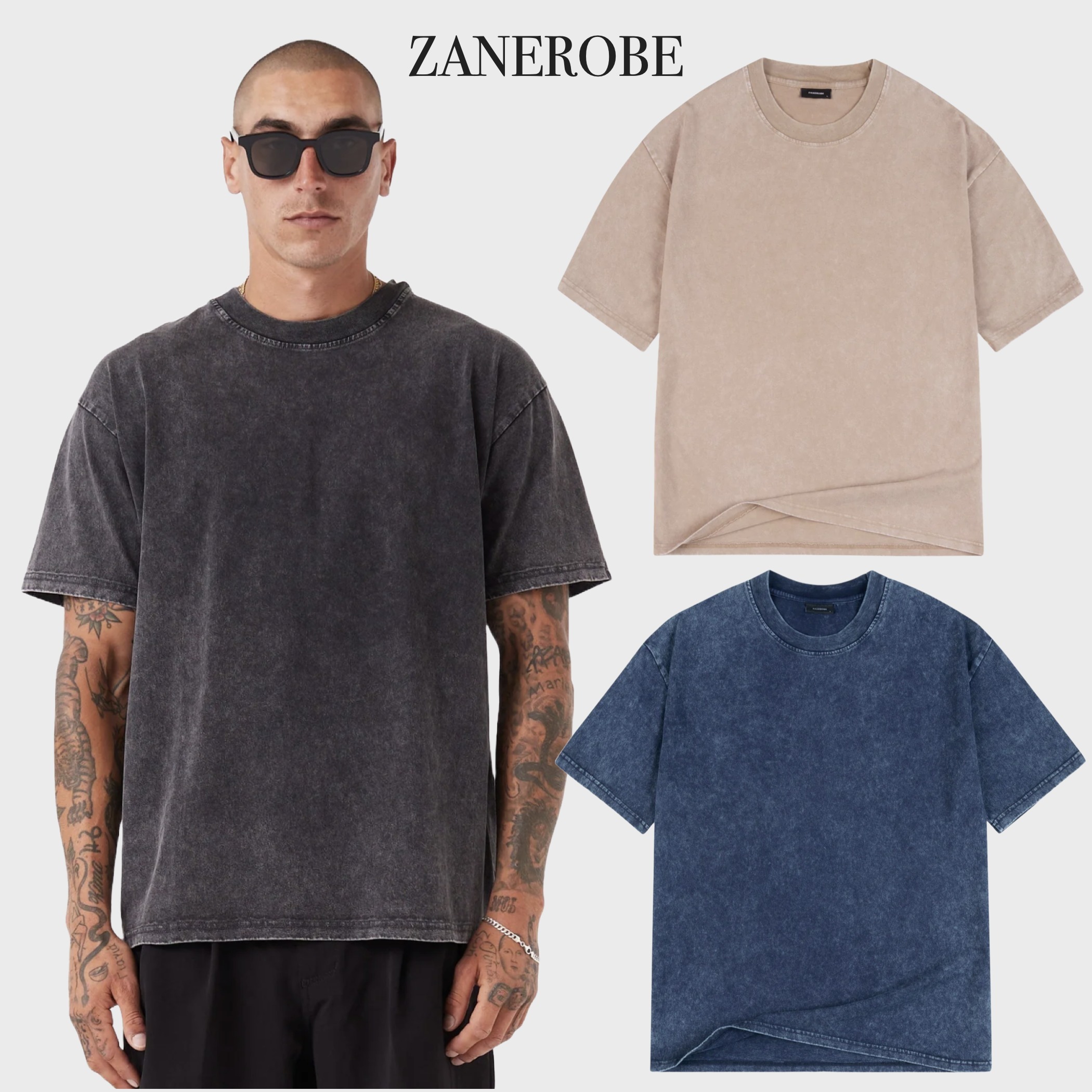Ron Herman取扱 ◆ZANEROBE◆ [人気!] Box Tee 厚手 半袖Tシャツ