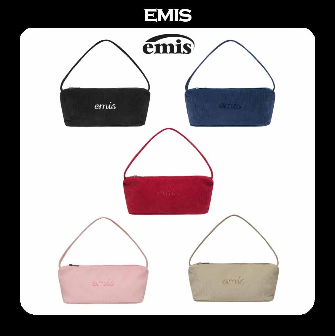EMIS★[24FW新作] CORDUROY DAILY LONG HOBO BAG