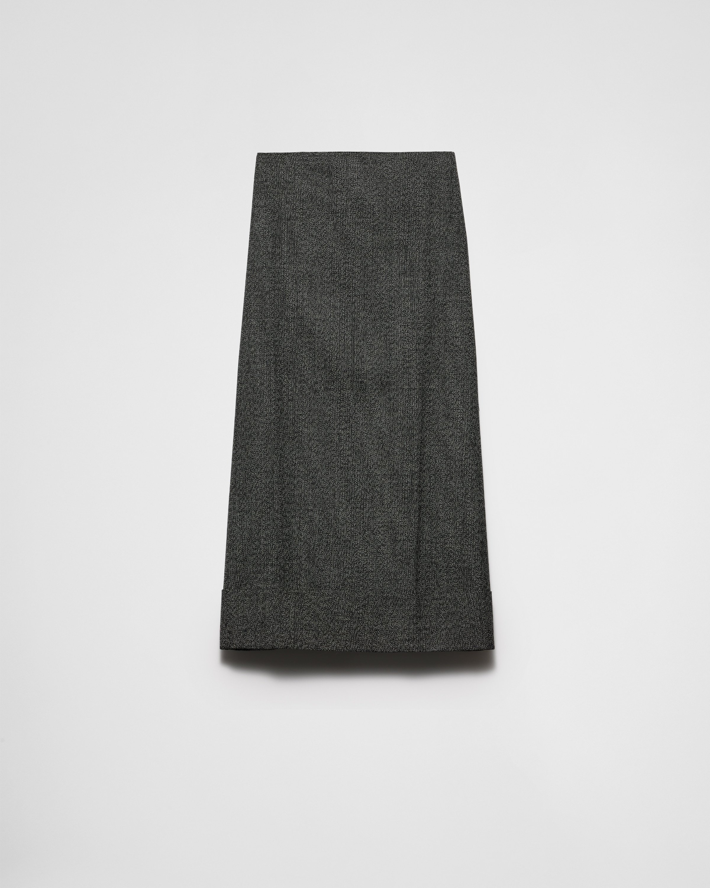 【プラダ・PRADA】Mouline maxi-skirt