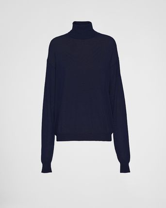 PRADA - PRADA プラダ シェトランド タートルネック ウール
