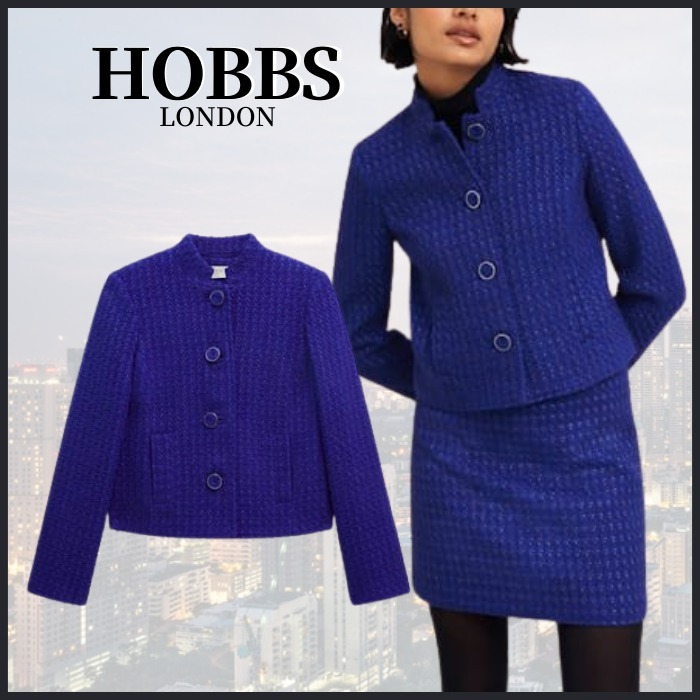 【関税なし】HOBBS ホッブス khloe ウール混 ジャケット