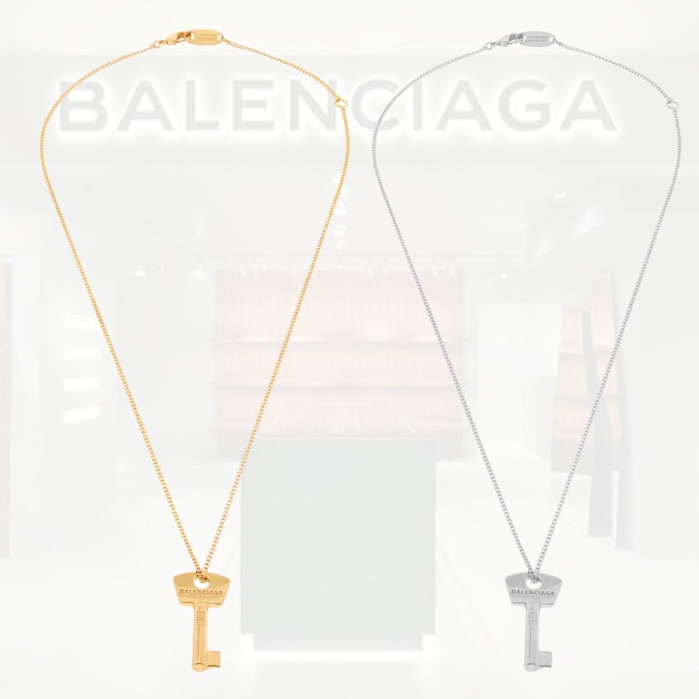 送料込+BALENCIAGA+Amour Key ネックレス
