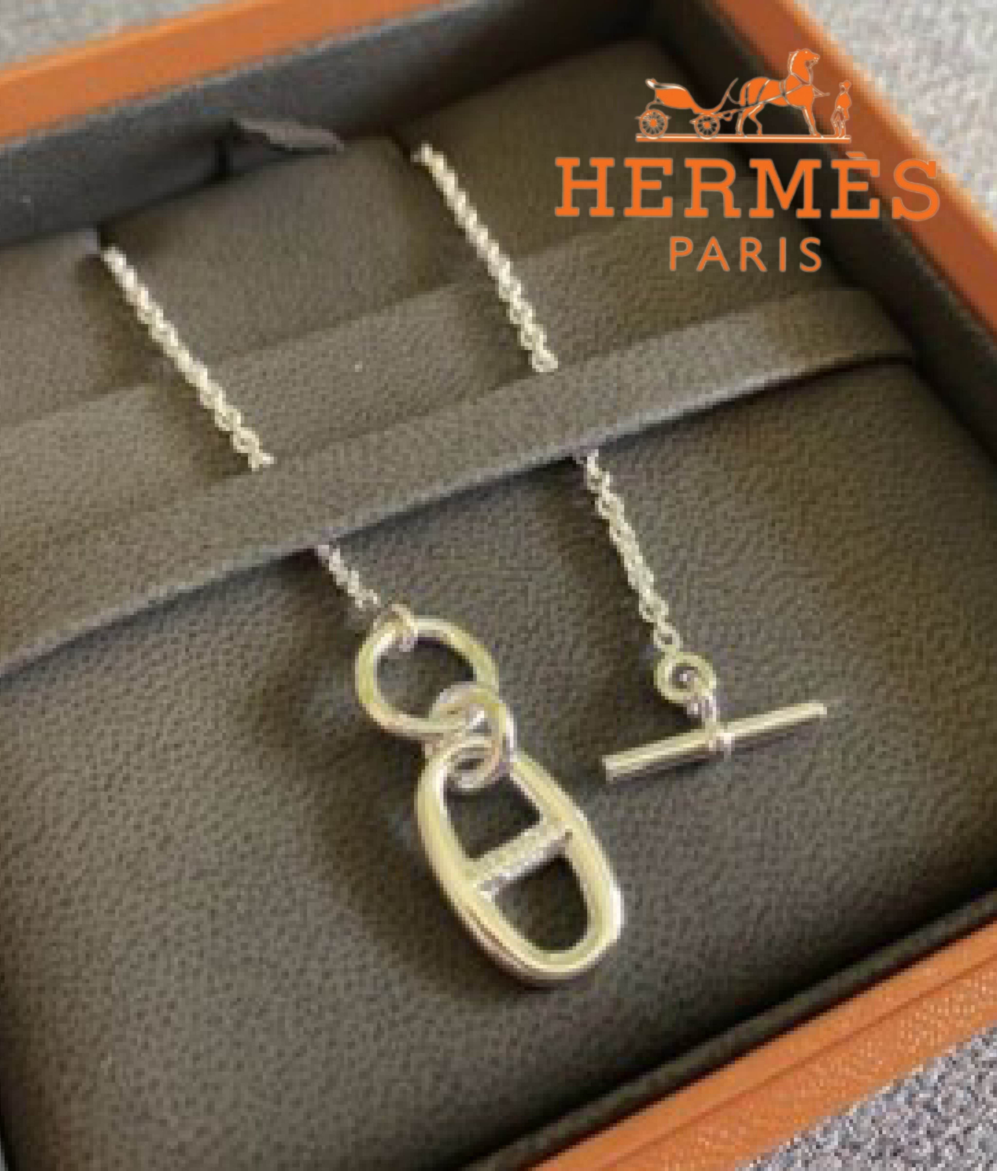 【即完売】HERMES レディース ネックレス シルバー 人気No.1!!