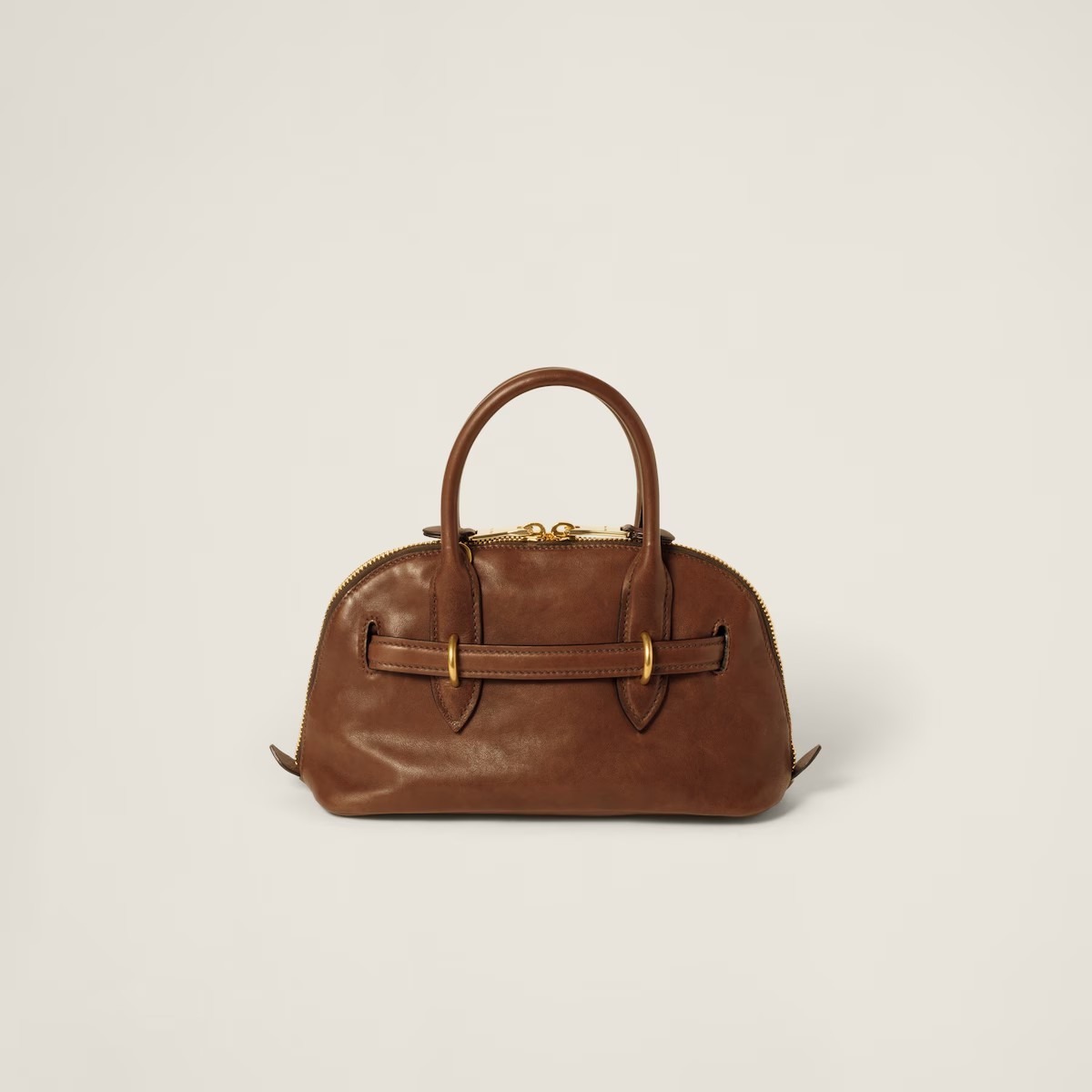 《送料無料》 MIU MIU Nappa leather satchel bag
