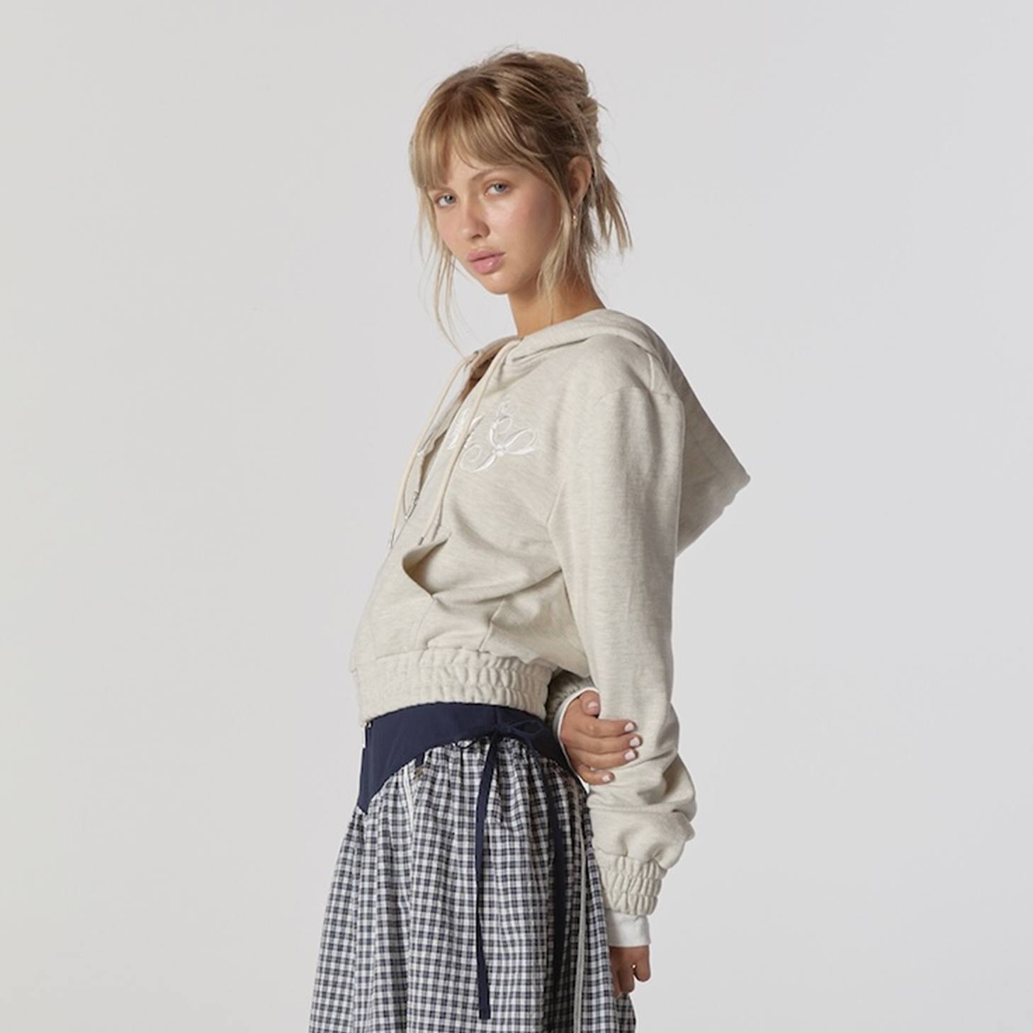 パーカー・フーディ NOT4NERD Pony Land Pullover Hood Ivory HD029IV GLOWNY : 24FW / BONNIE CROP ZIP UP (4COLORS) (GLOWNY