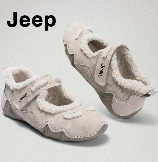 レザーJEEPスニーカー レディース美脚レトロボア