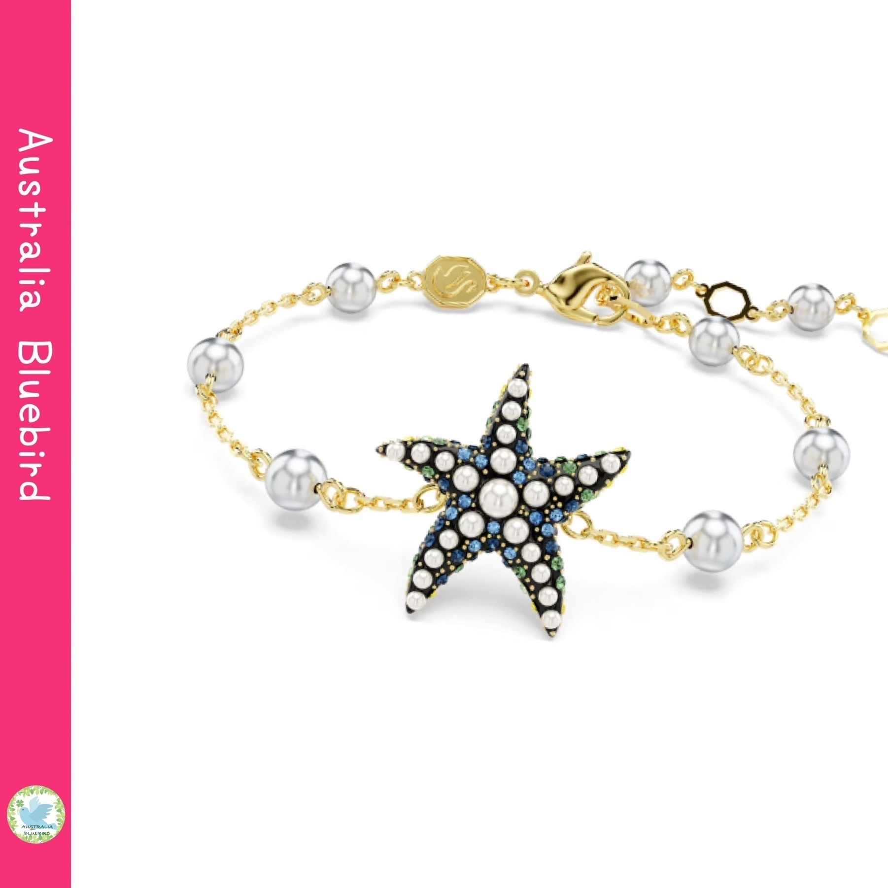 ★SWAROVSKI★Idyllia ブレスレット クリスタルパール ヒトデ