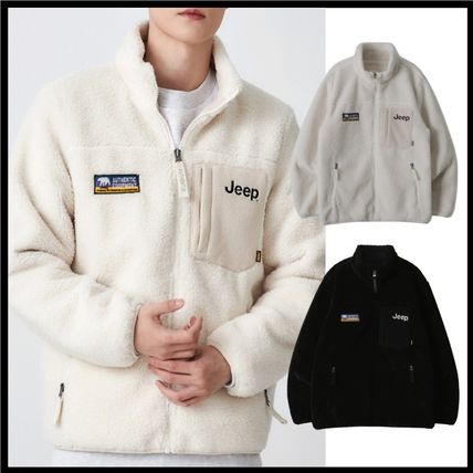 【JEEP】男女兼用 Polar Bear Fleece Half Neck Zip-up フリース JEEP】男女兼用 Polar Bear Fleece Half Neck Zip-up フリース
