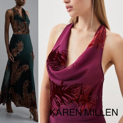 【Karen Millen】コントラスト ホルターネック ワンピース ホルターネック Karen Millen(カレンミレン) ワンピース