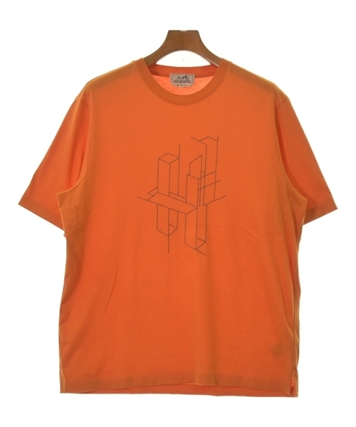HERMES エルメス Tシャツ・カットソー オレンジ M 4103524L0078