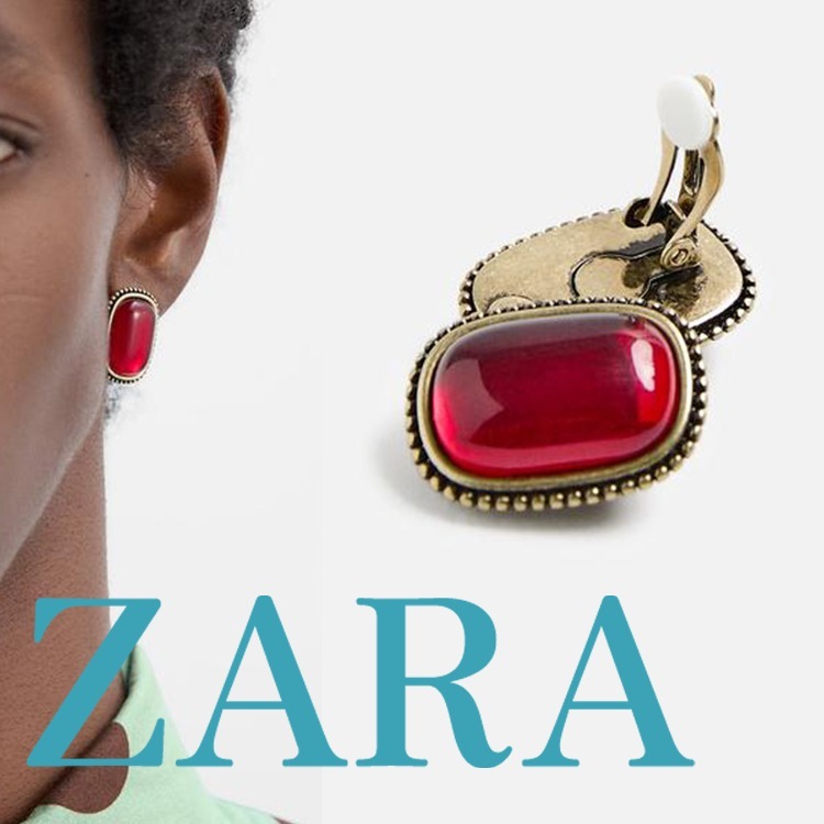 【ZARA】エナメルピアス X HARRY LAMBERT 8435/321