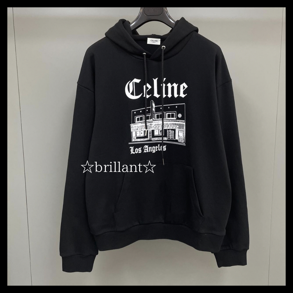 【★国内発送★】CELINE トルバドゥール ルーズ フーディー