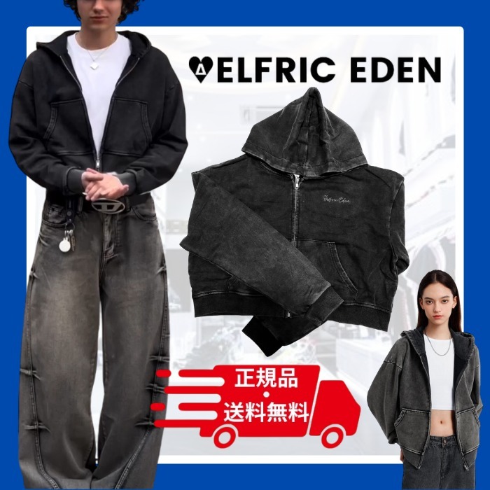 【Aelfric Eden】タイダイウォッシュドパーカー Aelfric Eden ディストレスト タイダイ ウォッシュド パーカー