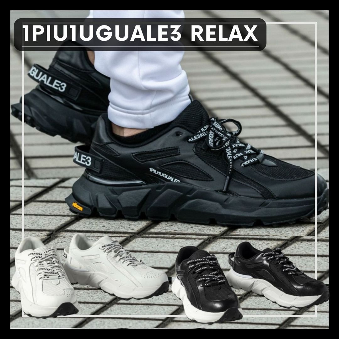 人気■1PIU1UGUALE3 RELAX■Vibramソールダッドスニーカー 全3色