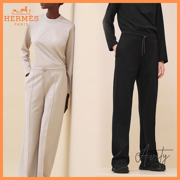 【普段使いに素敵♪】Hermes パンツ
