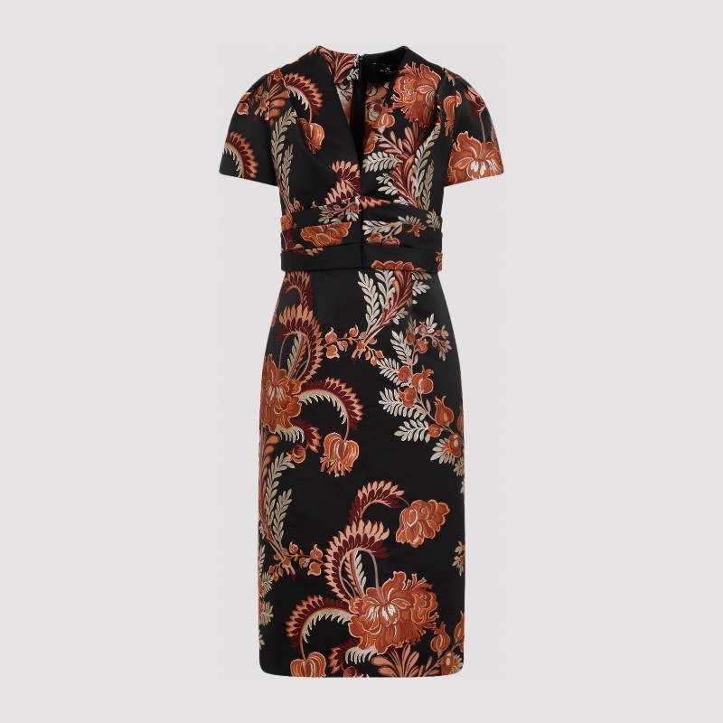 ワンピース ETRO FW24 Etro Jacquard Midi Dress (WRHA0227 99TJD72 S9810)