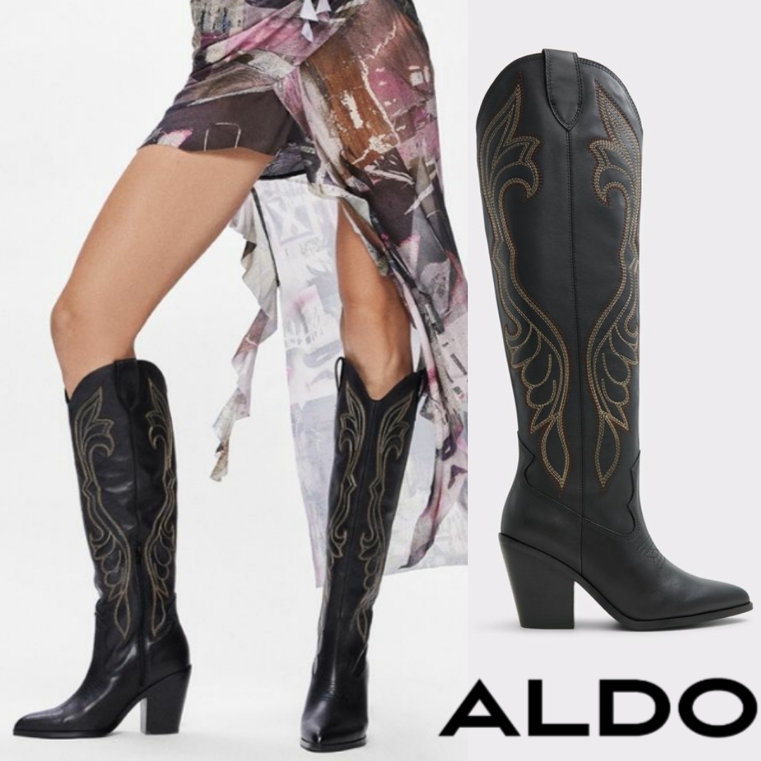 ALDO*レザー*ウエスタンブーツ*カウガールブーツ/ロングブーツ