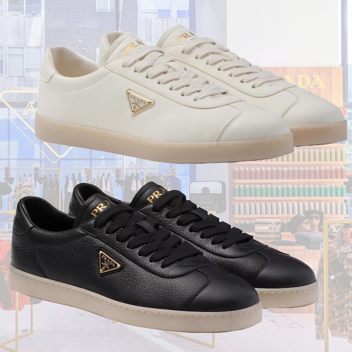 【24AW】レーン ディアスキン スニーカー ◆プラダ◆全2色 人気