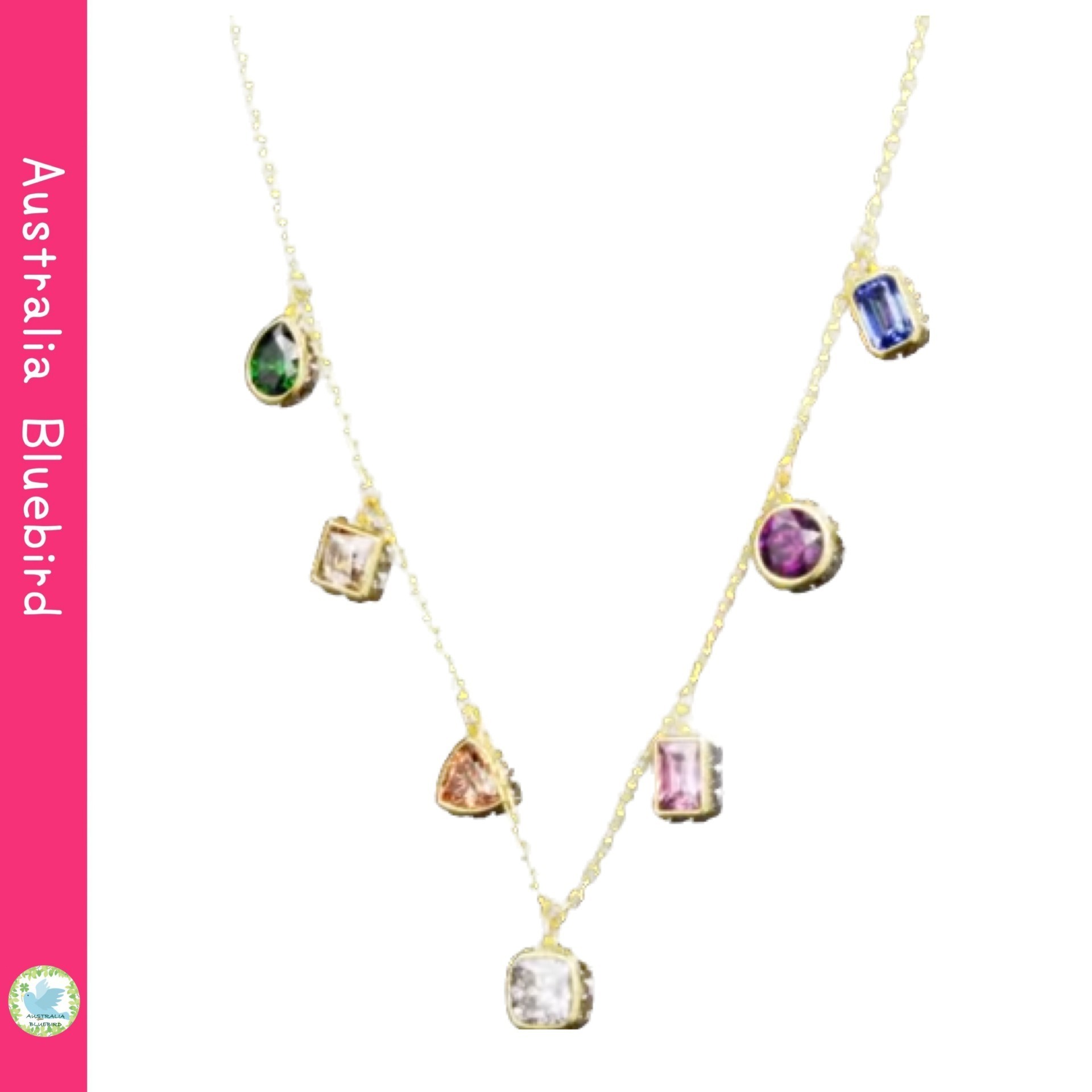 関税込み★SWAROVSKI★Chroma ネックレス 7色の多彩クリスタル