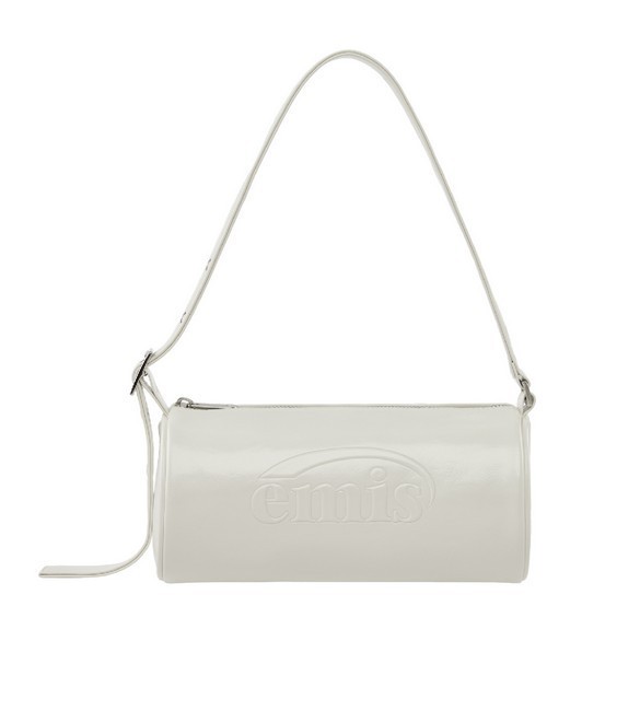 【EMIS】EMBOSSED BARREL BAG-IVORY