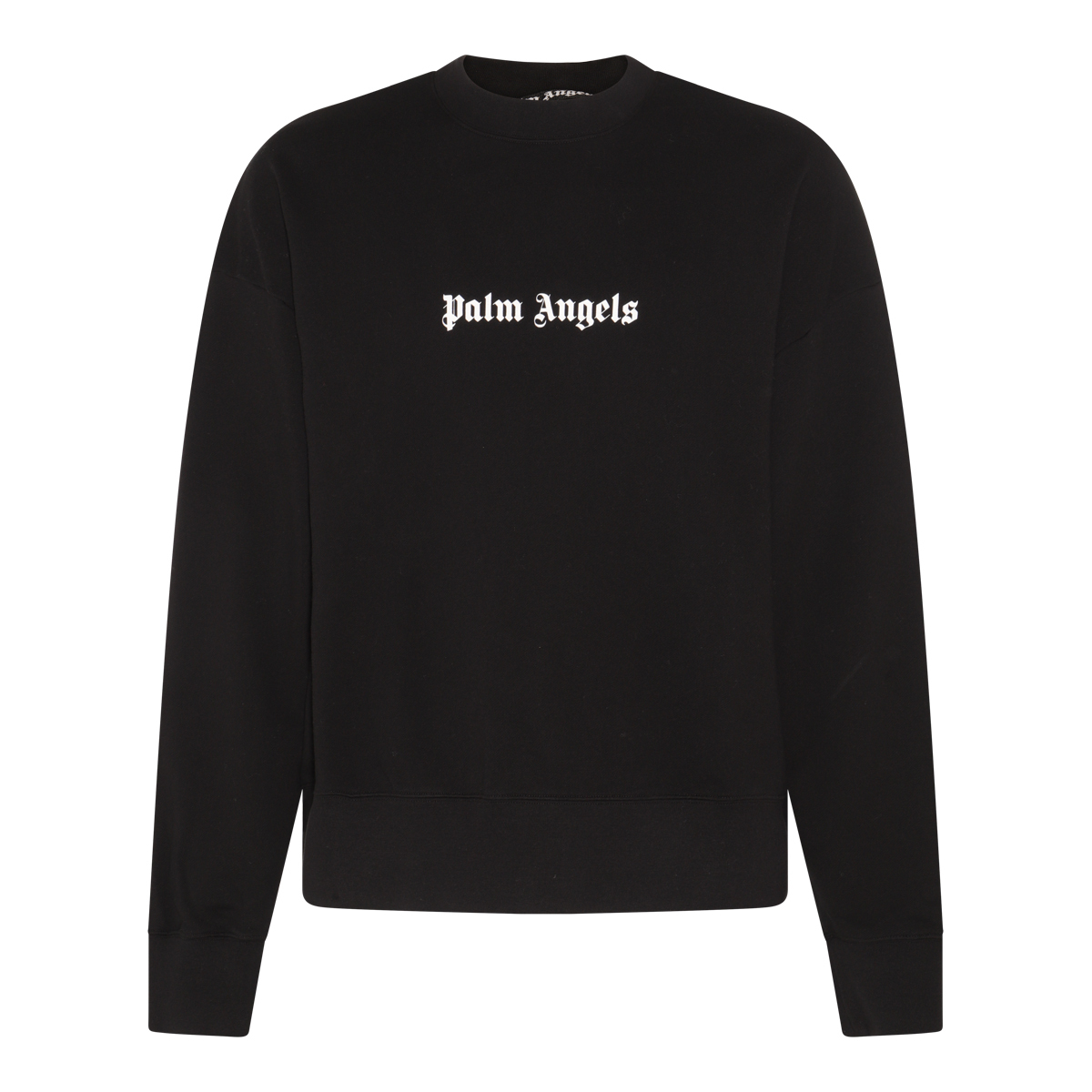 ★関税込み★ PALM ANGELS ブラック コットンスウェットシャツ