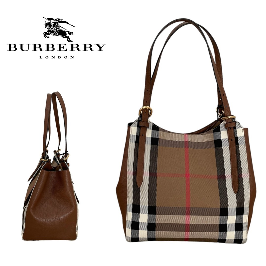 Burberry★セール♪ CANTERBY チェックトートバック