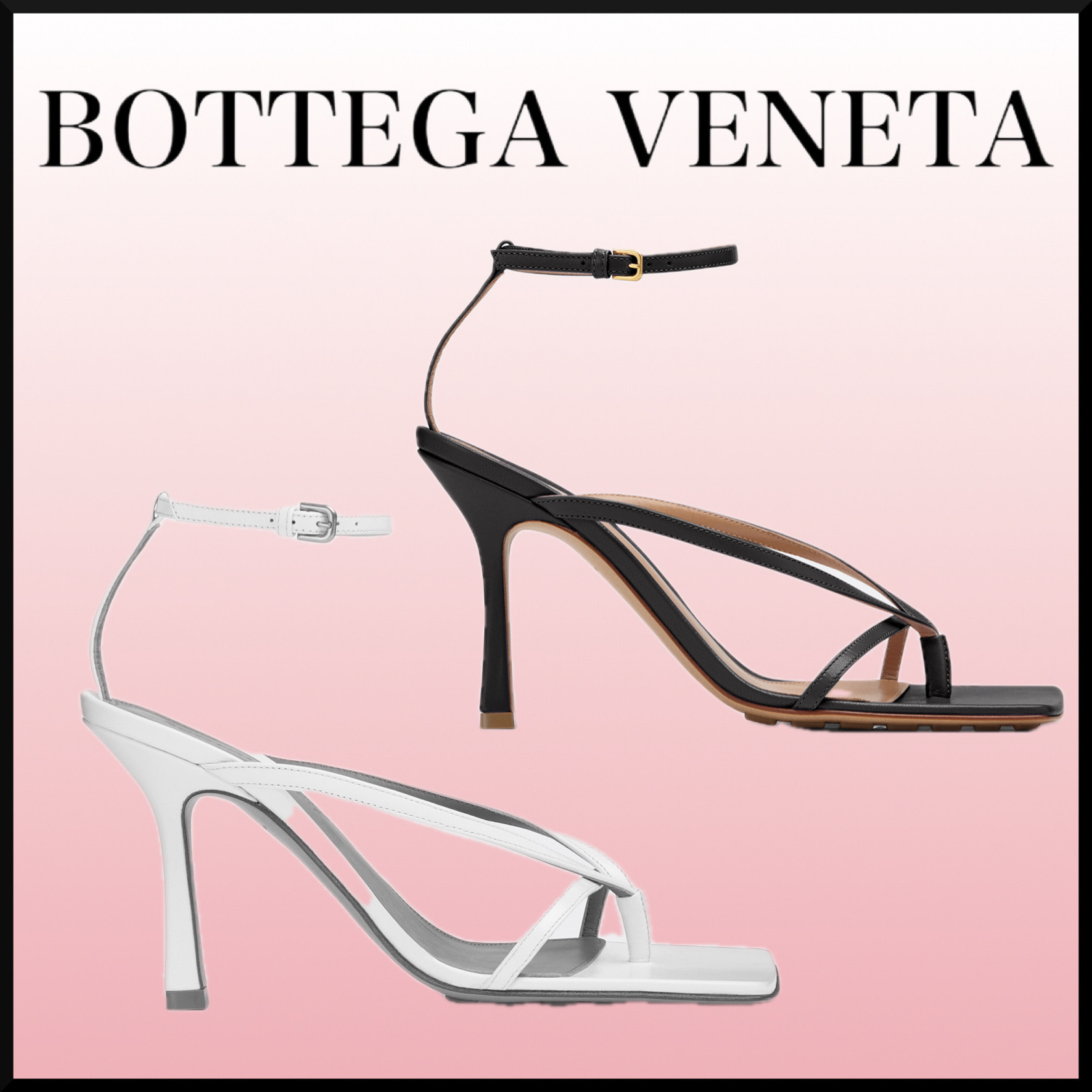 おしゃれ★BOTTEGA VENETA ストレッチ ストラップサンダル