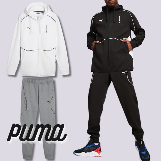 PUMA メンズ フーデッド ジャケット & パンツ すぐ届く！