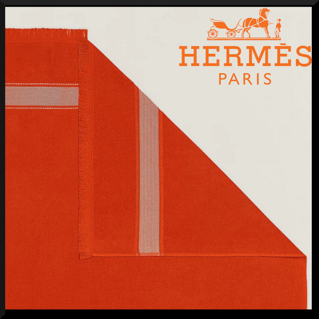 カラー６色 Hermes Yachting ビーチタオル L