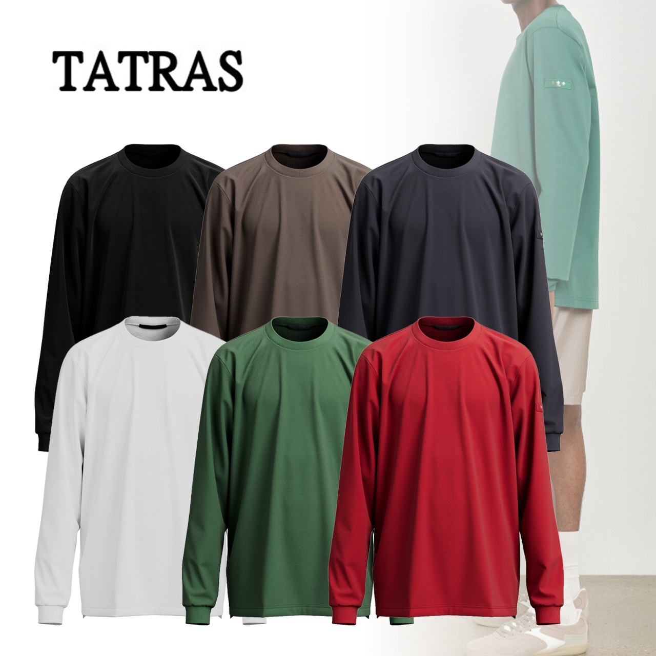 【TATRAS】OSMO オスモ ロングスリーブTシャツ