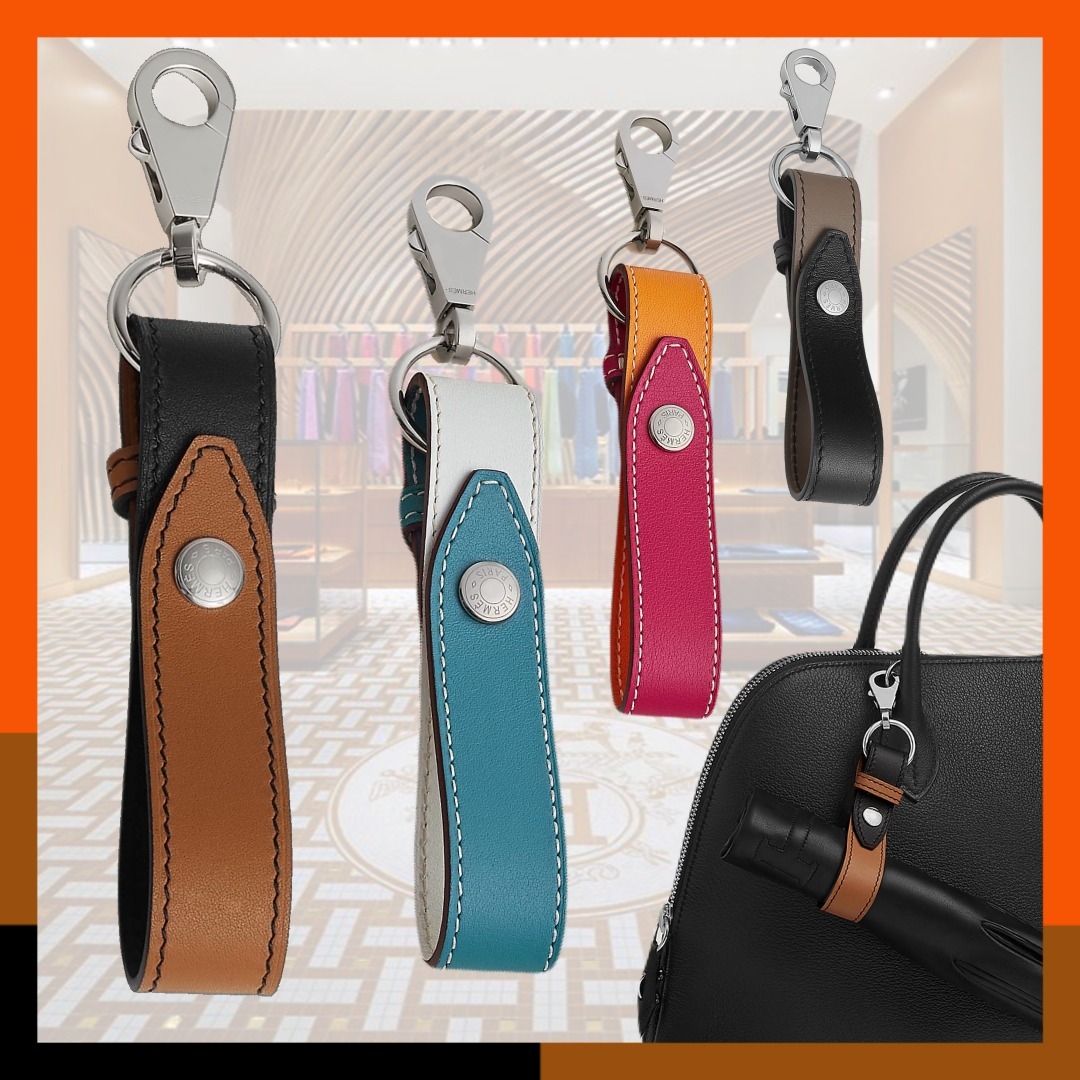 HERMES 新作 お洒落 グローブクリップ 上品 手袋ホルダー Fidele