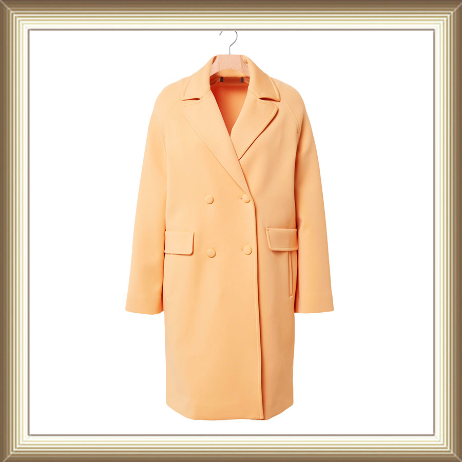 DT☆WEEKEND MAX MARA「PLINIO」ダブルブレストジャージーコート